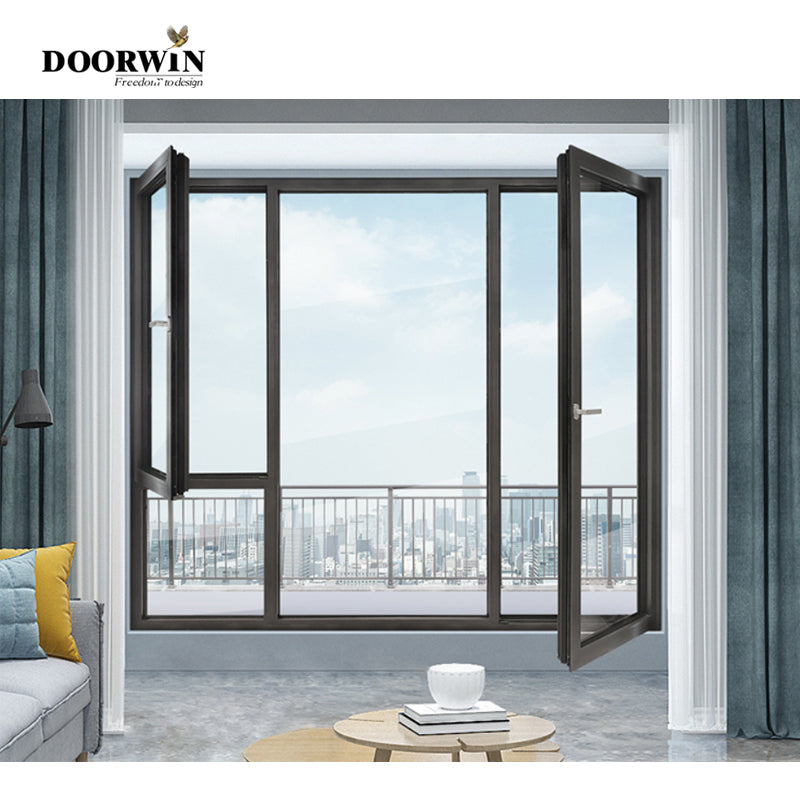Doorwin 2021Doorwin Aluminum window sound proof window tilt turn Casement window