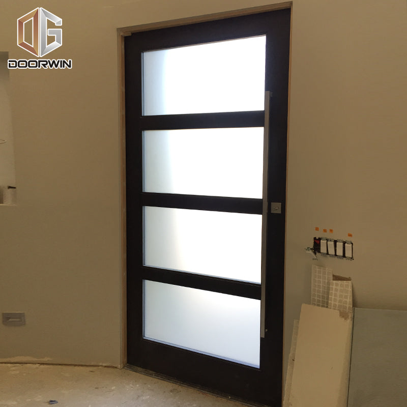 Doorwin 2021China Manufactory six panel glass doors single frosted door safety