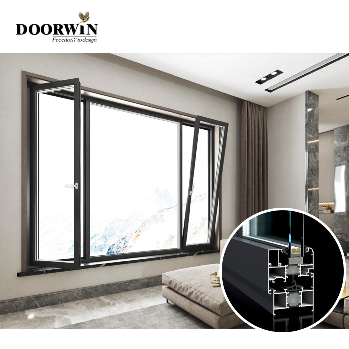 Doorwin 2021DOORWIN Tilt and turn window with IGCC standard glass