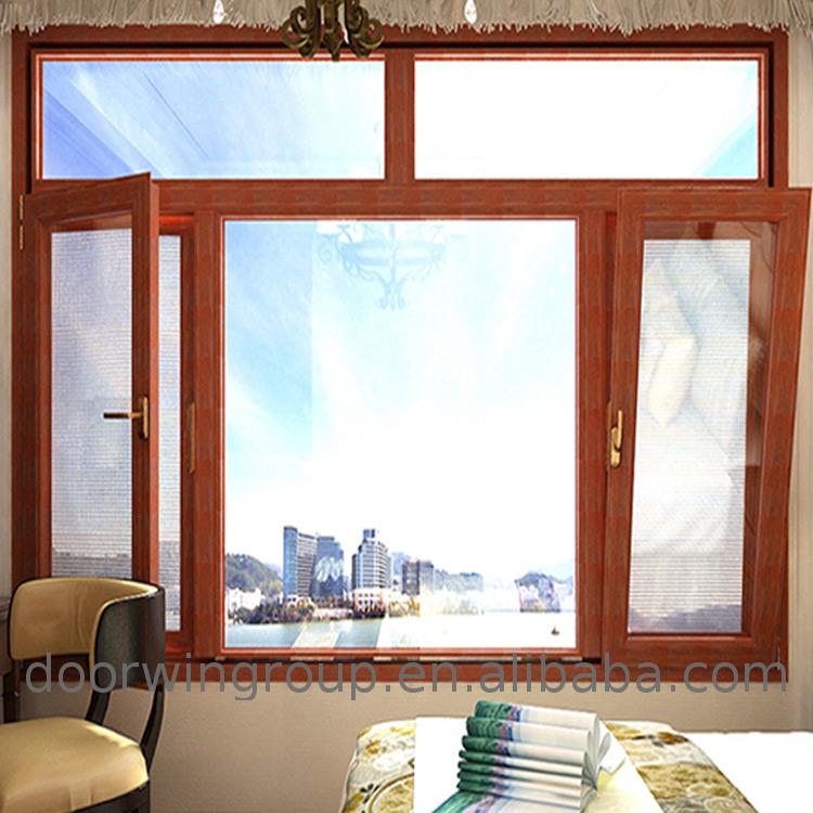 Doorwin 2021Factory direct supplied modern wooden tilt and turn window French casement windows designs