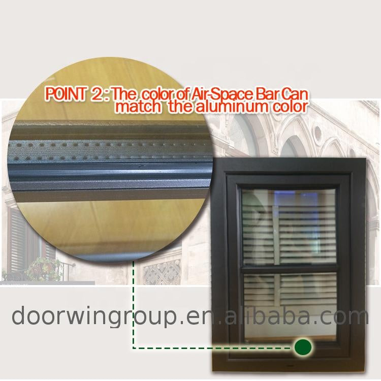 Doorwin 20212020 Doorwin New arrival double pane tempered glass french replacement wood windows