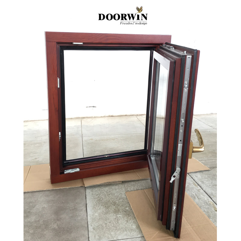 Doorwin 20212020 Doorwin Latest Design hight Air Tightness Waterproof Aluminum Tilt And Turn Casement Window