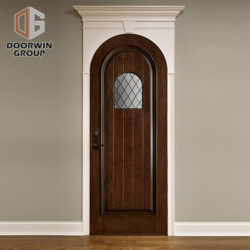 Doorwin 2021Original stock colonial front entry doors clear glass door classic wooden designs