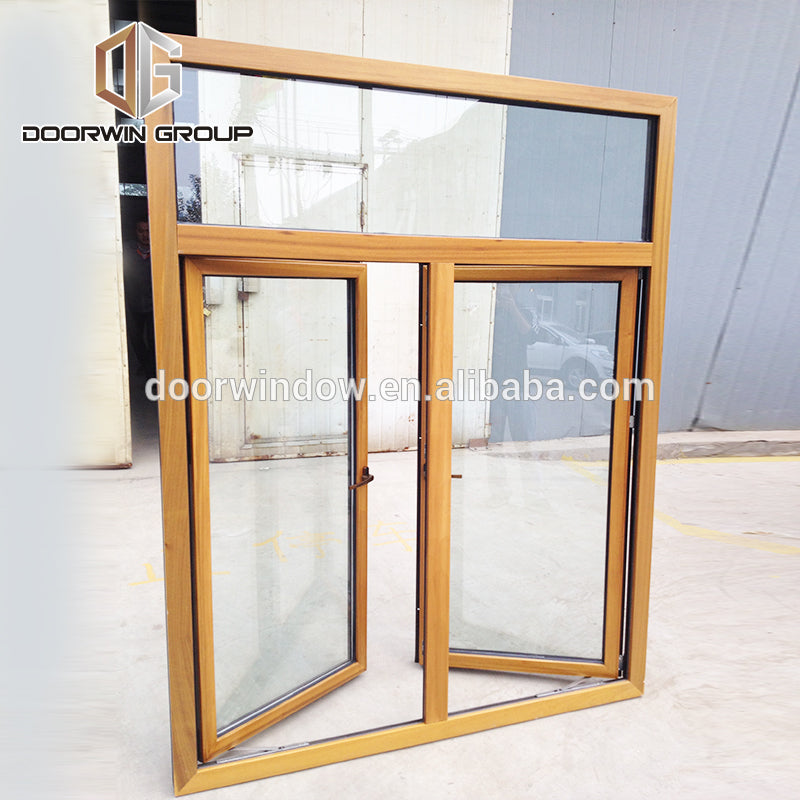 Doorwin 2021Teak Wood French Casement Wooden window frames designs casement window for home