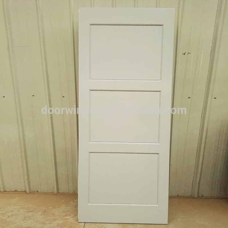 Doorwin 2021Antique White Large X Brace Bi-Parting Barn Door For Living Room With Sliding Door Hardware