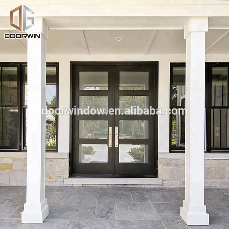 Doorwin 2021Doorwin wrought iron door- Wrought iron doors and windows hinged door in low price