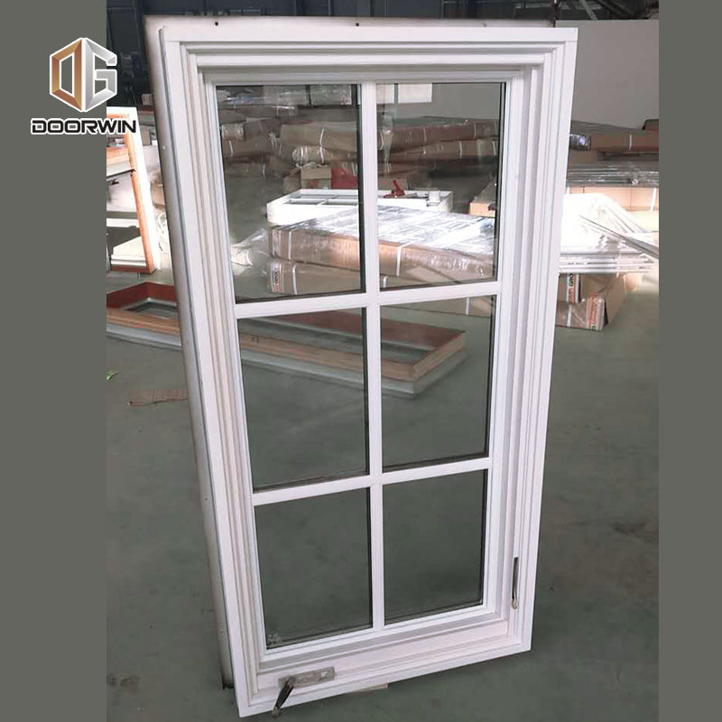 Doorwin 2021New York project case white wooden aluminum home window design oval window