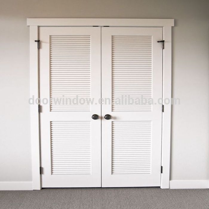 Doorwin 2021Country style plantation bathroom louver doors from china