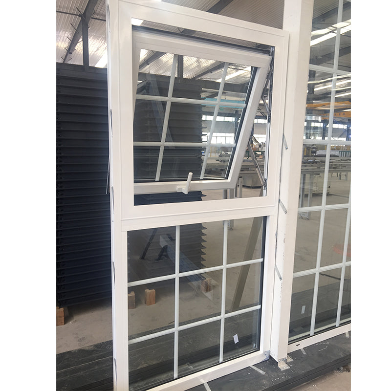 Doorwin 2021white thermal break aluminum fashion house window grill design ghana windows double glazing for