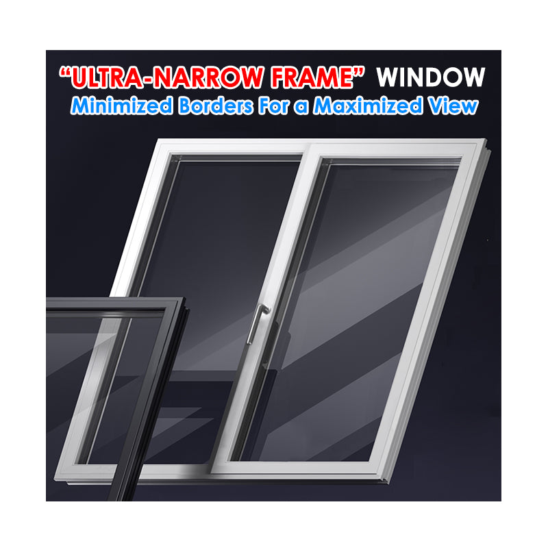 Doorwin 2021North American Standard NFRC narrow frame glass thermal break aluminum tilt and turn windows