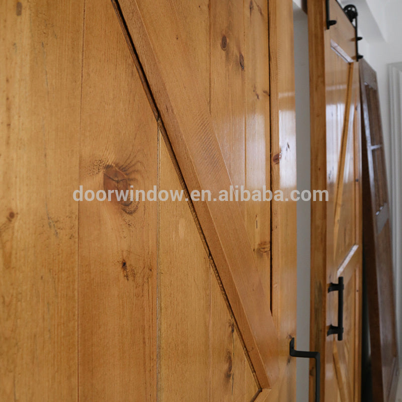 Doorwin 2021Movable glass kitchen partition panel sliding barn door