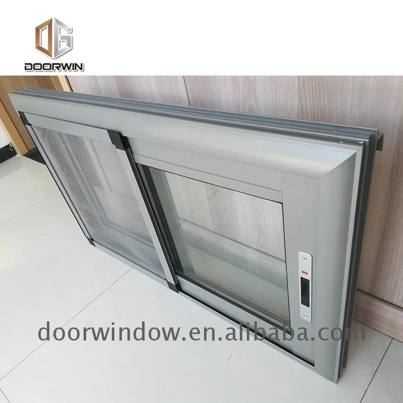 Doorwin 2021Window screen curtain wall waterproof Thermal Break Australian Standard Double Glass Aluminium Glass Sliding Window