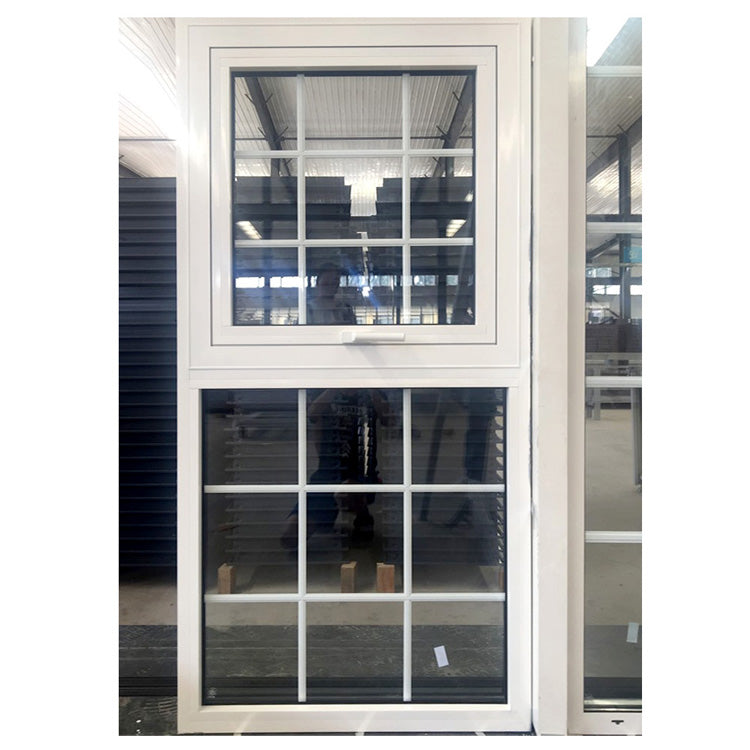 Doorwin 2021white thermal break aluminum fashion house window grill design ghana windows double glazing for