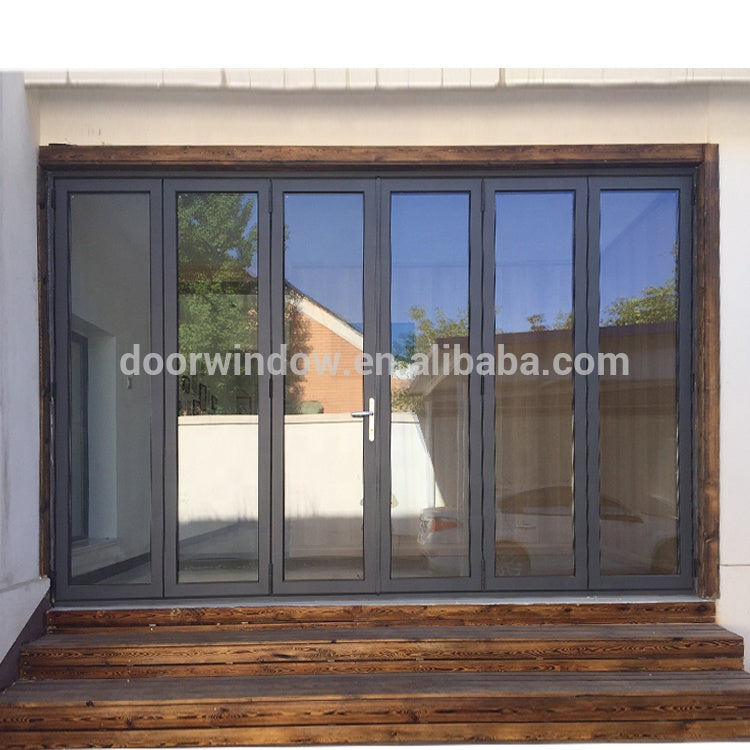 Doorwin 2021Doorwin front door-Home front door main gate colors thermal break aluminum bifolding door with certificate