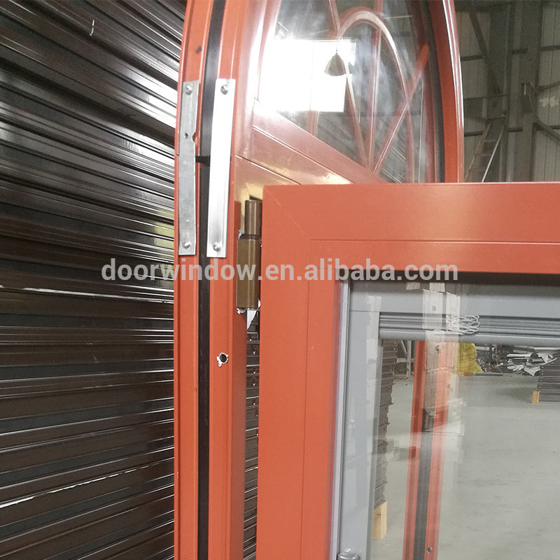 Doorwin 2021High quality aluminium half round windows grill design specialty shapes window from Doorwin