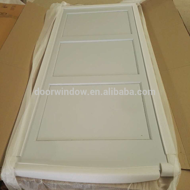 Doorwin 2021Antique White Large X Brace Bi-Parting Barn Door For Living Room With Sliding Door Hardware