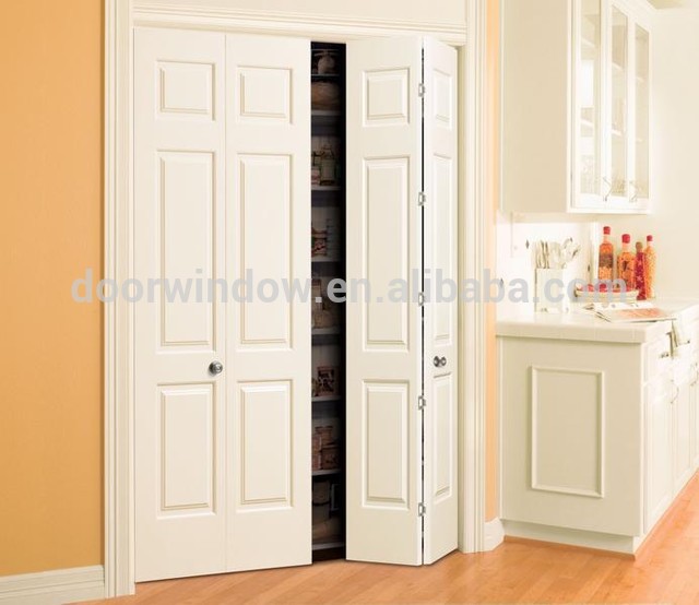 Doorwin 2021Doorwin folding door-Sound Proof Sliding Folding Door With Carving white color teak pine oak closet doors