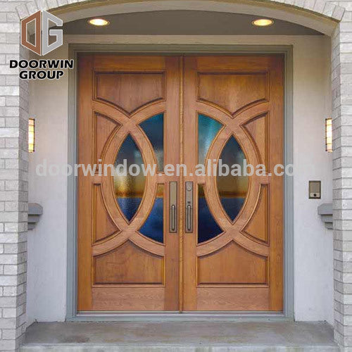 Doorwin 2021Modern single latest main entrance gate design wooden front dutch door for villa