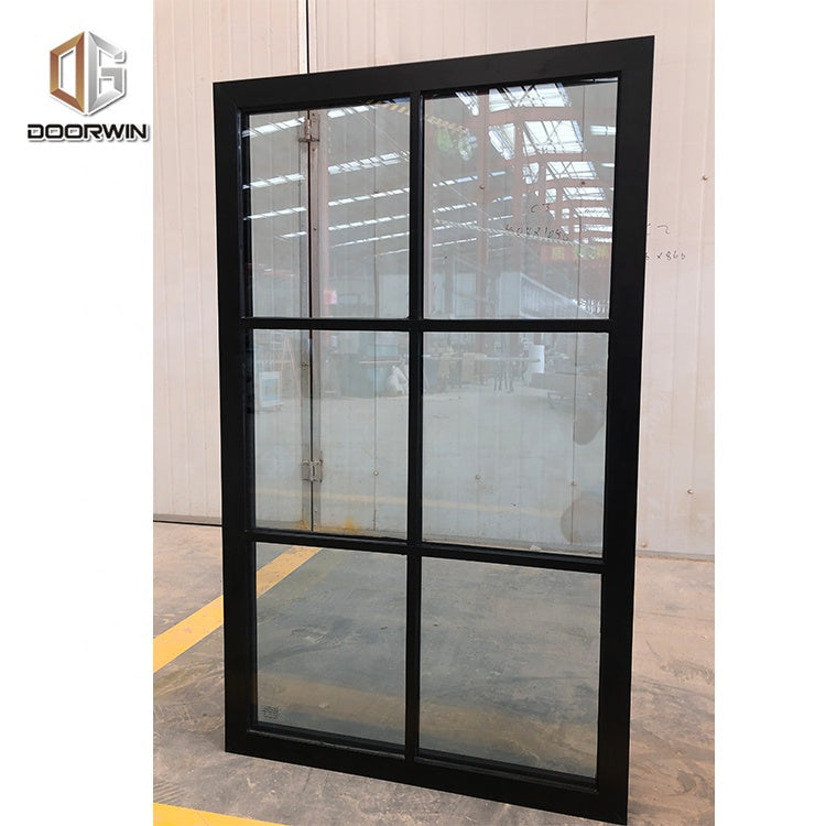Doorwin 2021america style aluminium clad wood air ventilation reception house airproof window top hung windows