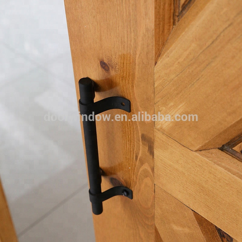Doorwin 2021Best price offer wood door double K type interior barn door sliding door for house