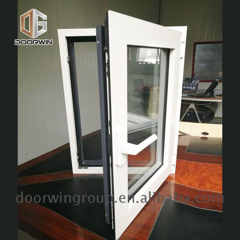 Doorwin 2021Doorwin powder coating aluminium waterproof hurricane Impact storm windows with conseal hinge