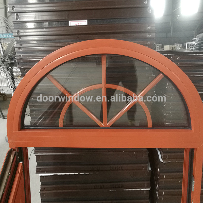 Doorwin 2021High quality aluminium half round windows grill design specialty shapes window from Doorwin