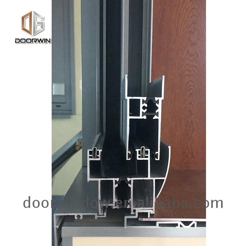 Doorwin 2021Window screen curtain wall waterproof Thermal Break Australian Standard Double Glass Aluminium Glass Sliding Window