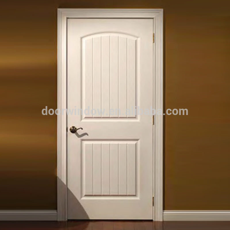 Doorwin 202130 x 80 inch assembled finished Paint Grade Flush Mount Bookcase Wood Single prehung interior doors