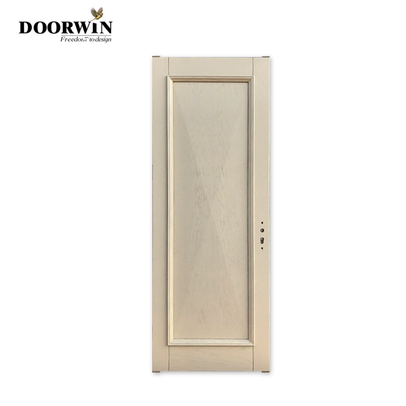 Doorwin 2021Customized white solid wood doors pine interior panel internal