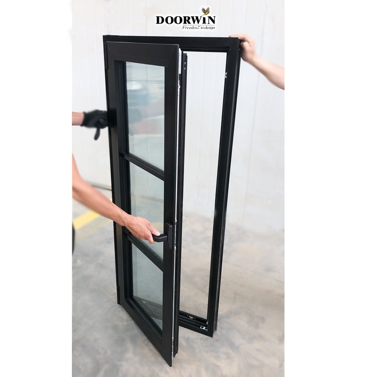 Doorwin 2021Doorwin California inexpensive manufacturer in China industrial aluminum tilt and turn windows