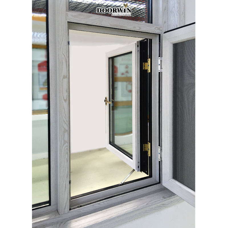 Doorwin 2021Best seller OEM Factory price white thermal break aluminium frame swing out windows