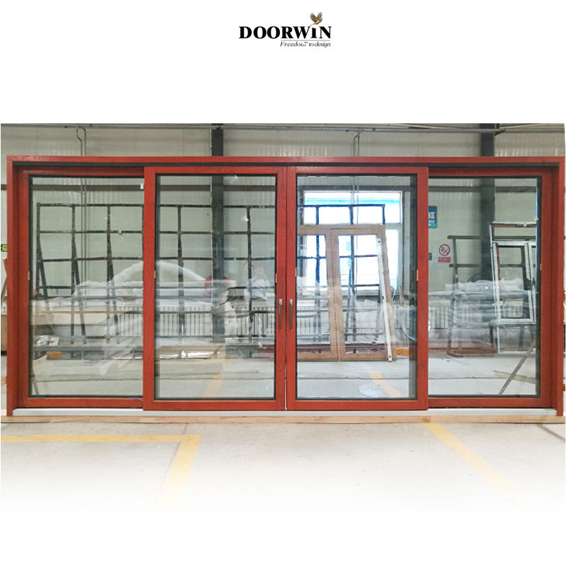 Doorwin 2021system-Aluminum sliding thermal break door stacker doors