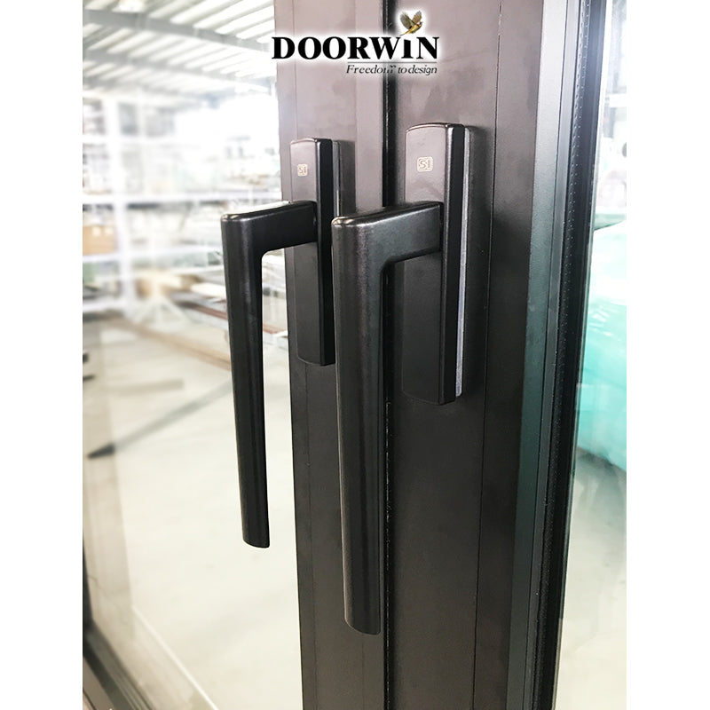 Doorwin 2021America Standard super large glass big view thermal break aluminum frame lift sliding patio doors