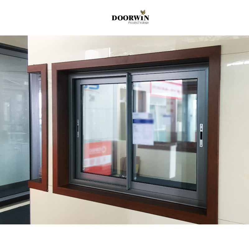 Doorwin 2021Factory Cheap Price aluminum sliding window with double pane glass