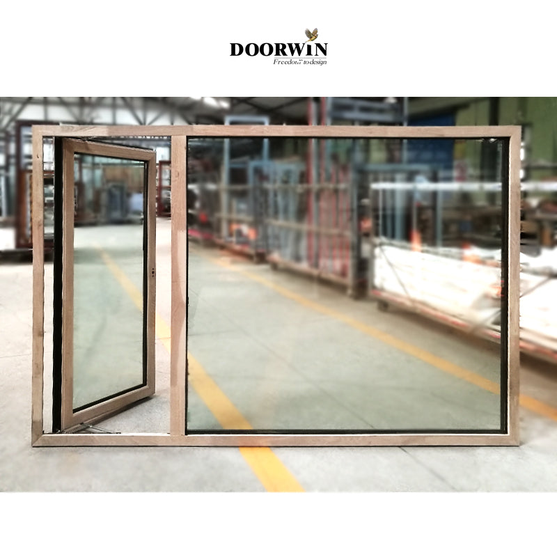 Doorwin 2021Opening aluminum clad wood casement old wood windows for sale