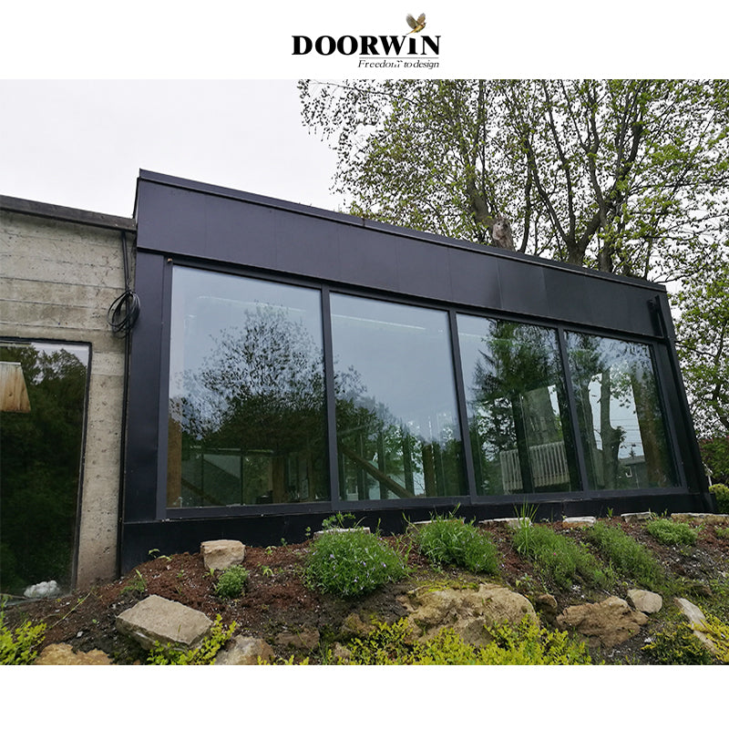 Doorwin 2021Custom made window frames wall decor transparent glass coverings curtain wall