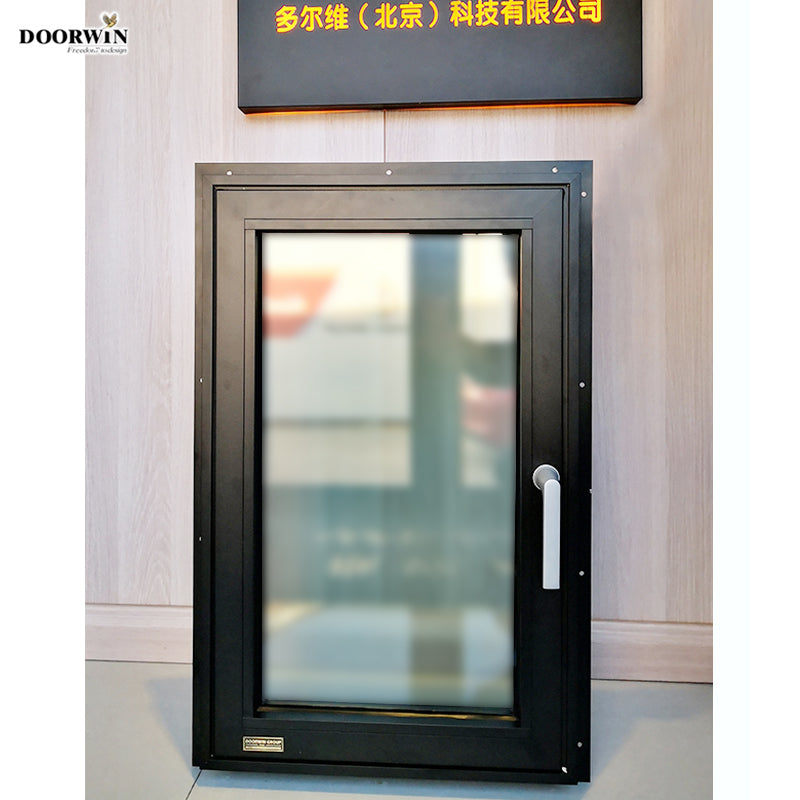 Doorwin 2021Slim Frame Thermal Break Aluminium Tilt And Turn Two Opening Ways Window Designs For Living Room