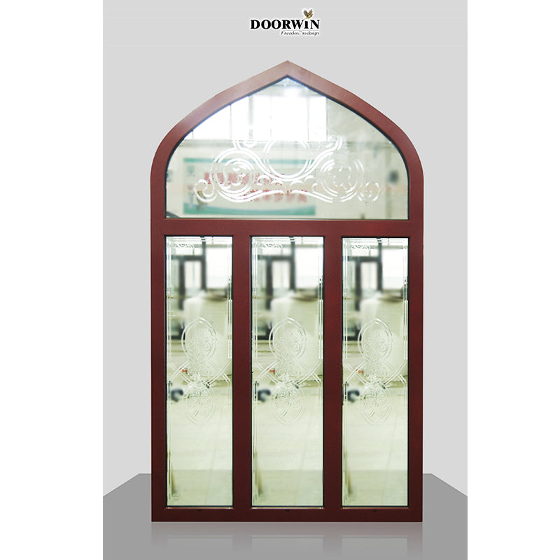 Doorwin 2021Doorwin Top Grade Traditional Tempered Stained Glass Church Windows Weatherproofing French Swing Designs Casement windows Images