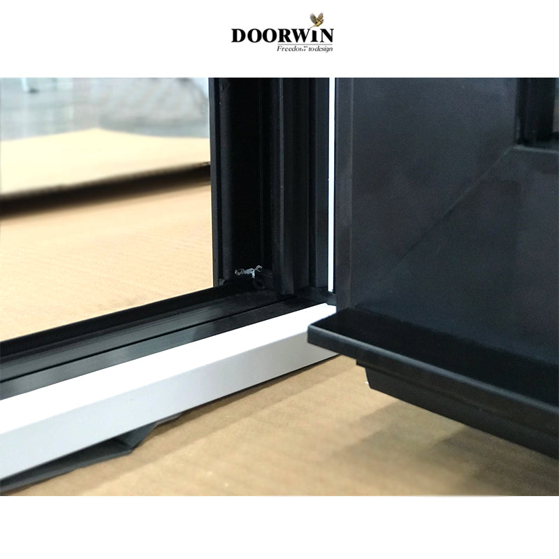 Doorwin 2021Aluminum French design mother and son double open door modern designs for houses
