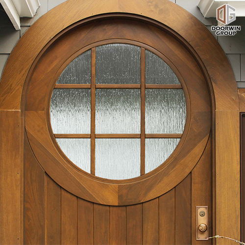 Doorwin 20212020 Hot selling decorative depot & home solid wood single hinged glass entry doors