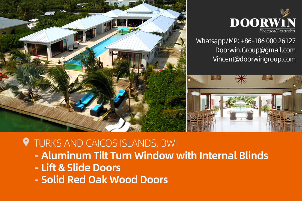 Doorwin 2021Double Glazed Low E Glass Ultimate Lift Slide Sliding Patio Door