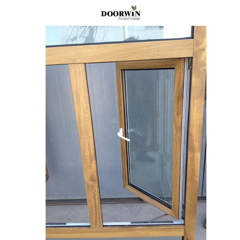 Doorwin 2021Doorwin 2020 Latest Design New Modern Energy Efficient Solid Wooden Push Out French Casement Windows With Safety Glass For Sale