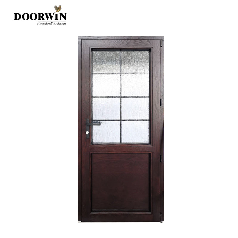 Doorwin 2021Top Quality Solid Red Oak Wood Imported From USA/CANADA with Aluminum Cladding