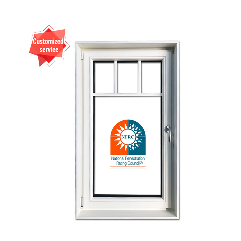 Doorwin 2021Made in China Latest Design Inward Open Aluminum Clad Wood triple Glass Wood Tilt Turn Casement Windows