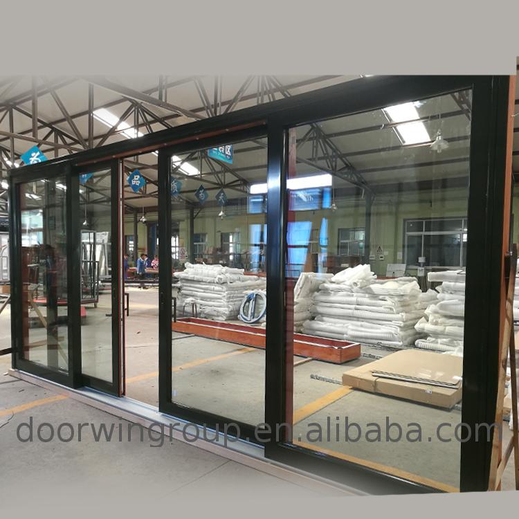 Doorwin 2021Factory Direct supplying certificated High Quality sliding patio door brands glass doors