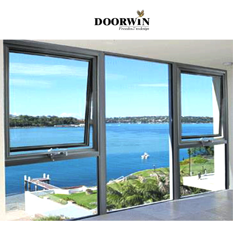 Doorwin 2021Factory Direct Sales Australia standard certified aluminum double glazed awning windows