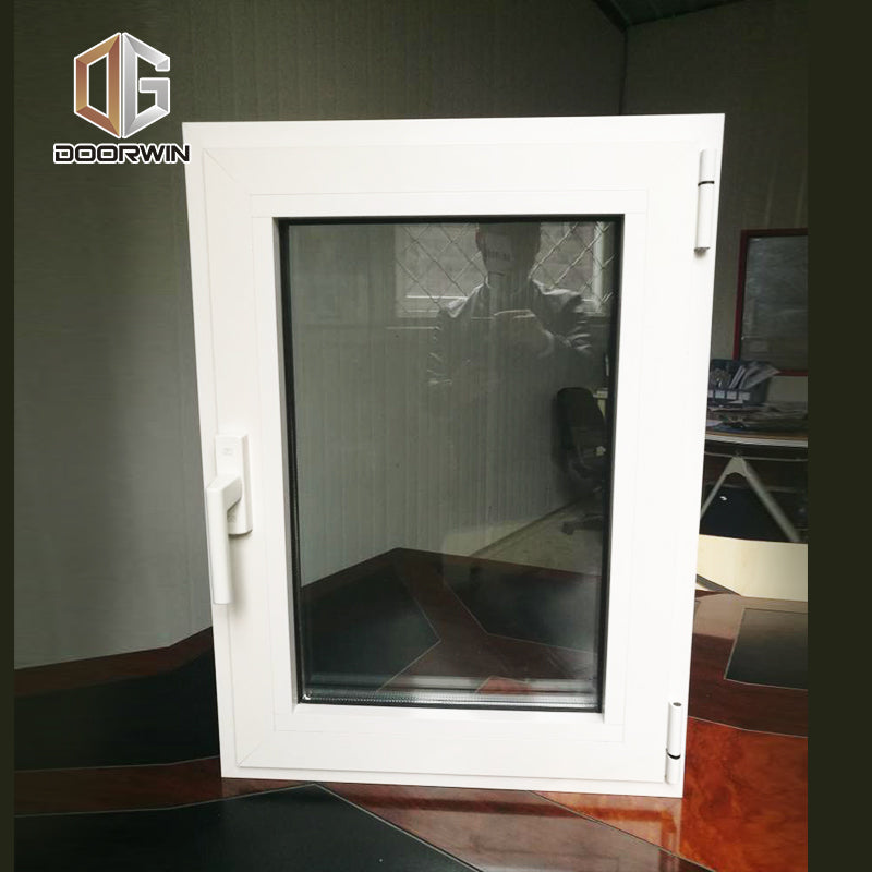 Doorwin 20212020 new design double glazing Powder coated aluminum glass tilt and turn window