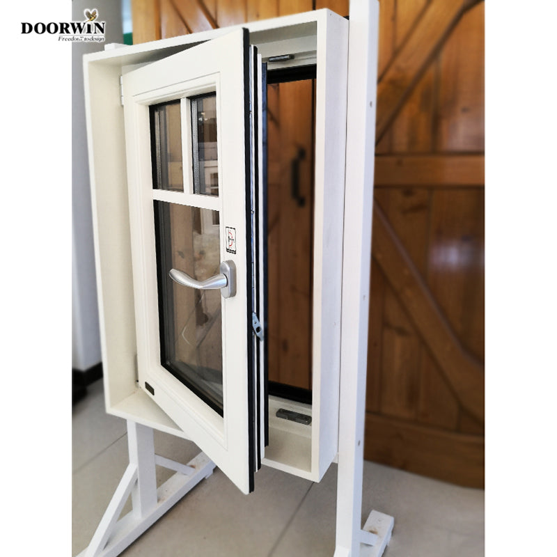 Doorwin 2021Wood frame aluminium clad timber casement window manufacturers White window