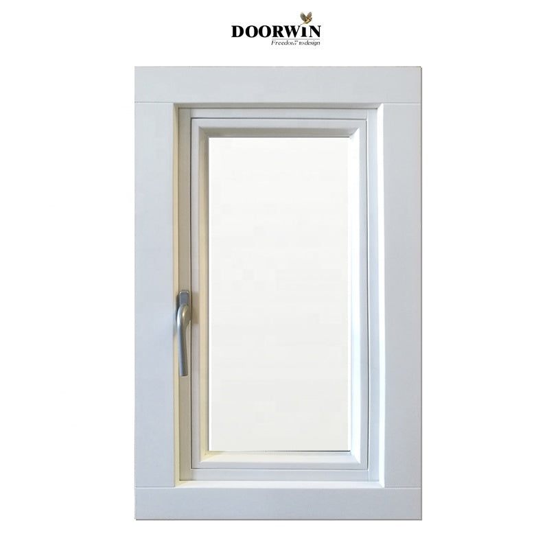 Doorwin 20212020 Australia hot sale cheap price of modern white color wooden material double glazed square type latest style windows