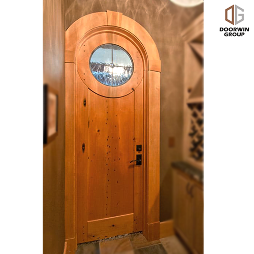Doorwin 20212020 Hot selling decorative depot & home solid wood single hinged glass entry doors